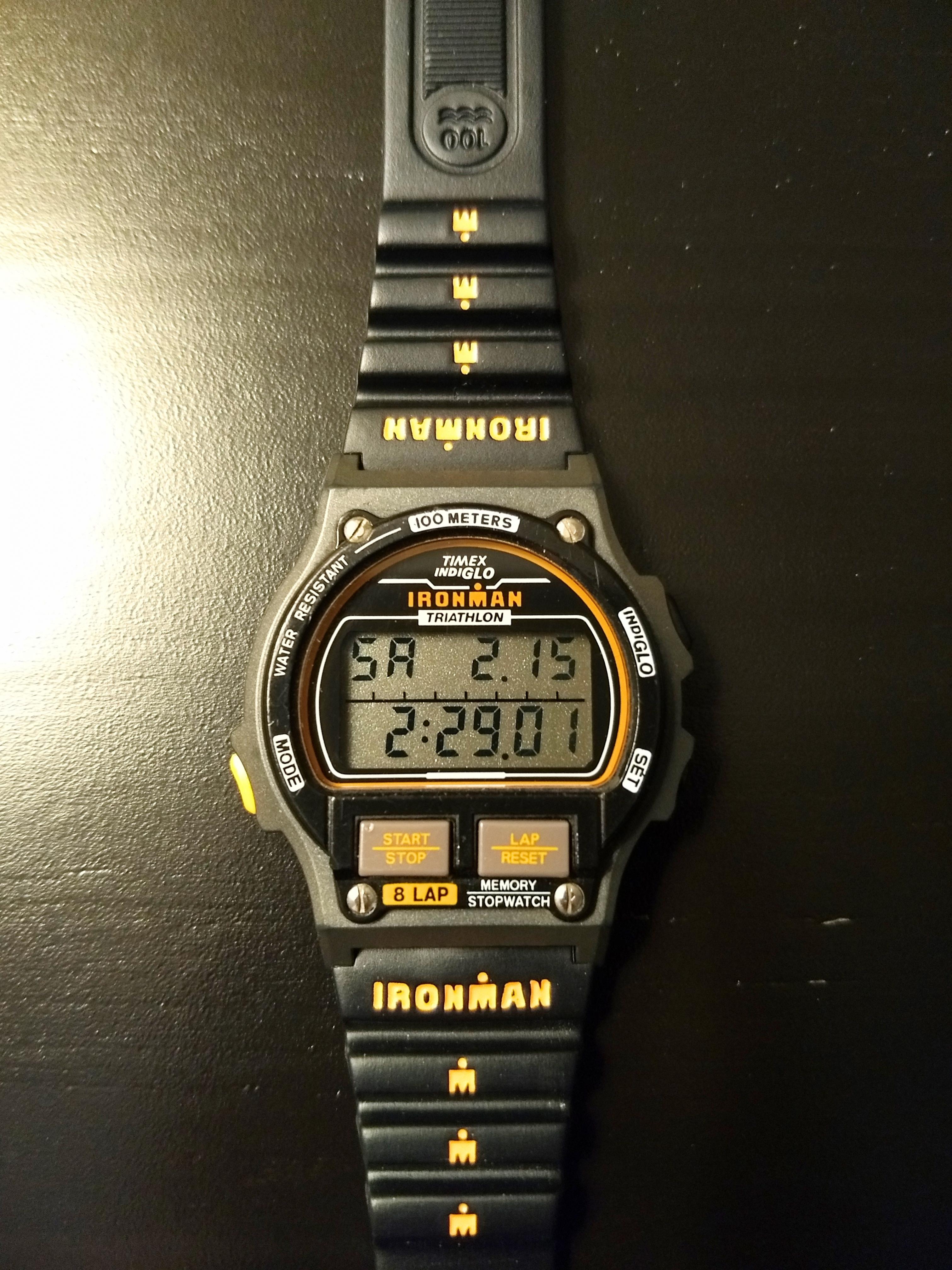 FS: Vintage 1993 Timex Ironman Triathlon 8-lap with fresh battery