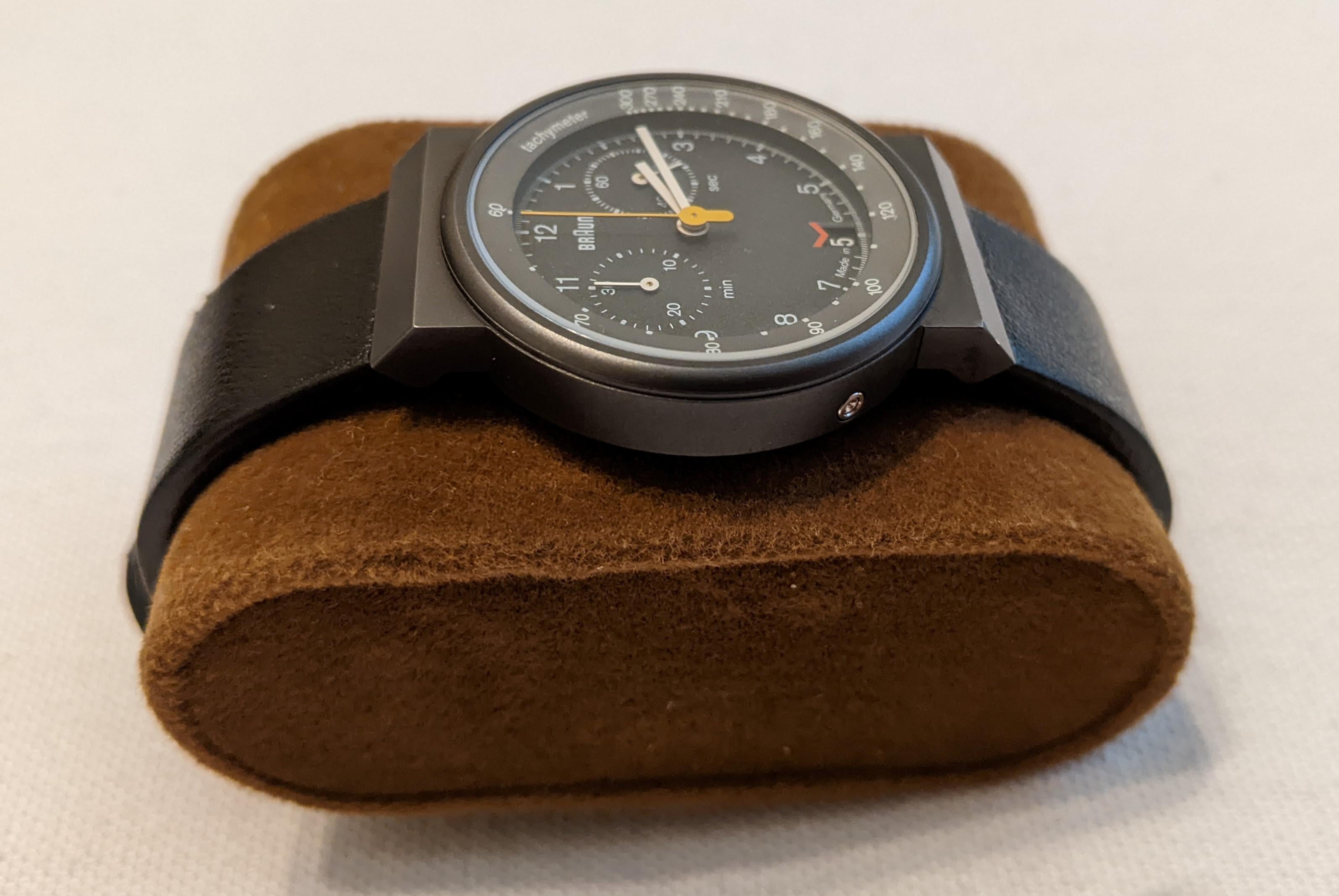 WTS]Braun AW60 (3806) All Black Rare and Vintage Chronograph