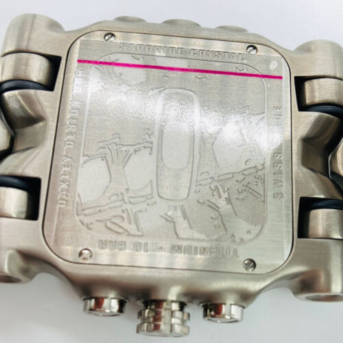 OAKLEY オークリー MINUTE MACHINE OAKLEY MINUTE MACHINE TANK SILVER TITANIUM WATCH From Japan