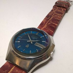 Very Rare Seiko QT 38QTW-104 Quartz 3803-7080 Faceted