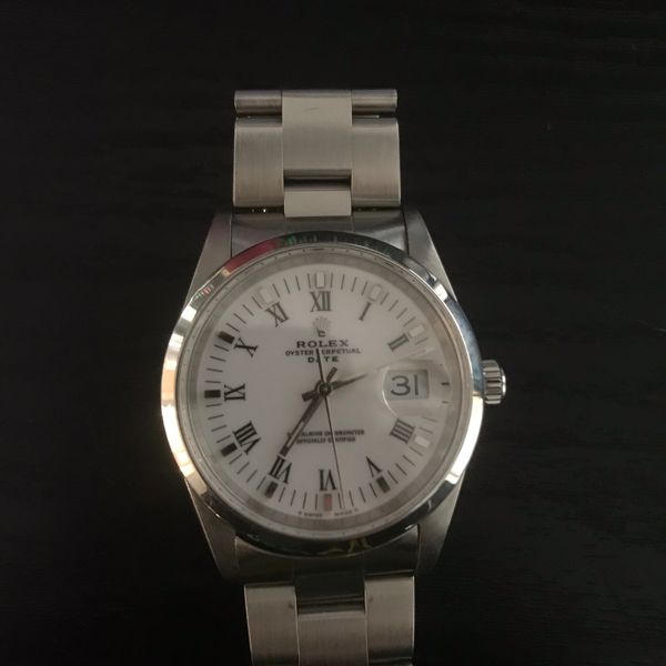 [WTS] Rolex Date 15200 Roman White Dial from 1999 34mm in near mint ...