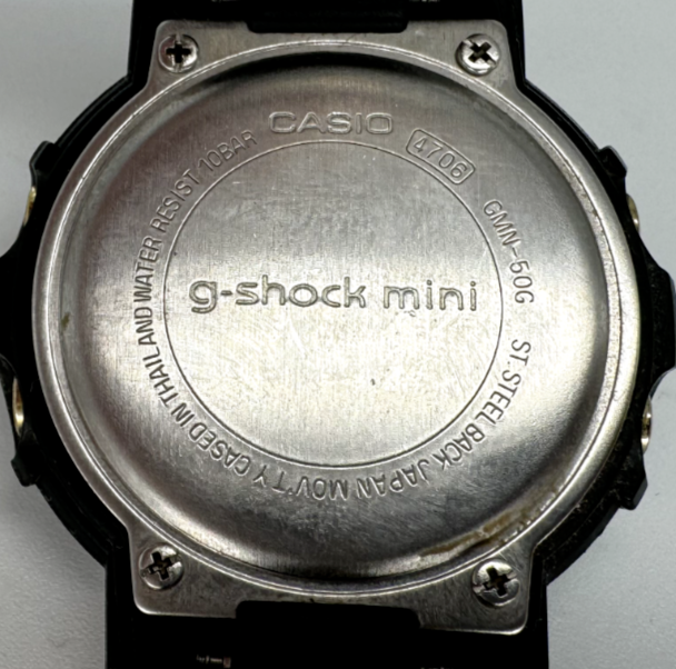 CASIO GMN-50G g-shock mini Black Quartz Digital Watch From Japan