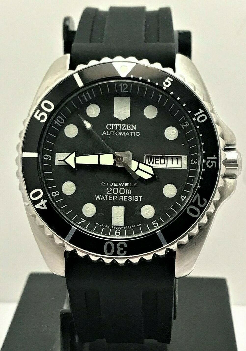 VINTAGE 1990'S CITIZEN 4-824164 Y 200 METER DIVER IN GREAT