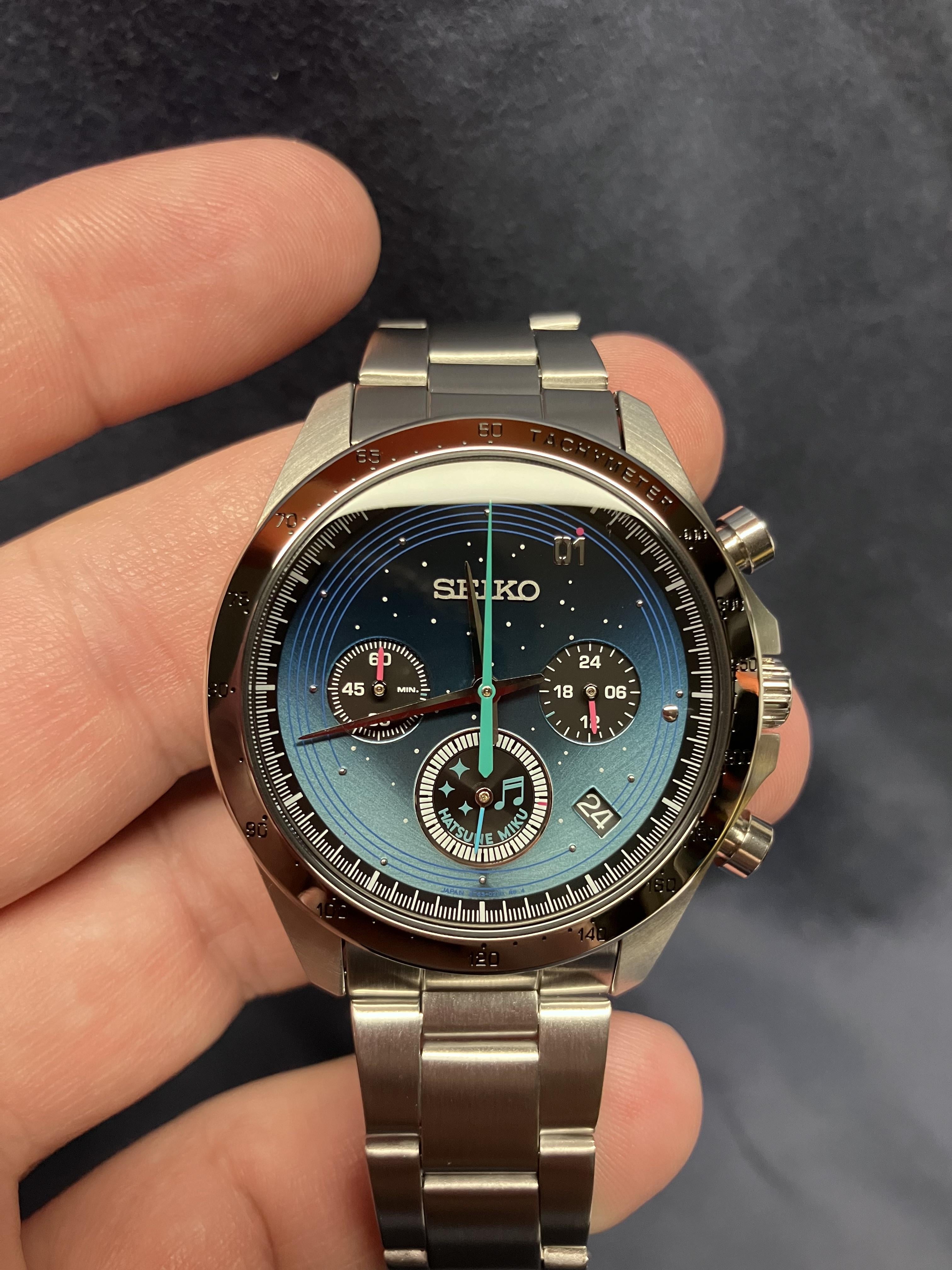 WTS] Seiko Hatsune Miku 16th birthday watch. | WatchCharts Marketplace