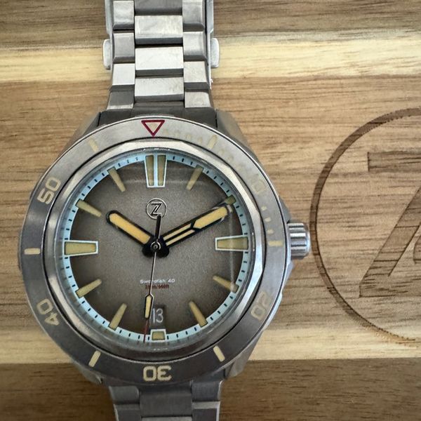 Zelos Swordfish 40mm Titanium (Desert Sand) WatchCharts Marketplace
