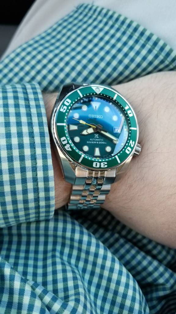 Seiko green outlet sumo szsc004