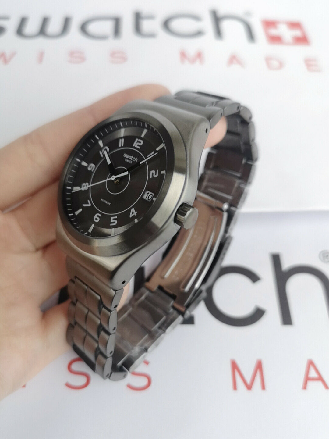 Swatch SISTEM 51 Automatic Irony SISTEM BRUSHED YIM400G | WatchCharts  Marketplace