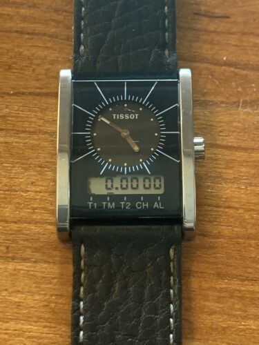 1990s TISSOT Two Timer Ana Digi Swiss Quartz Watch D377 WatchCharts