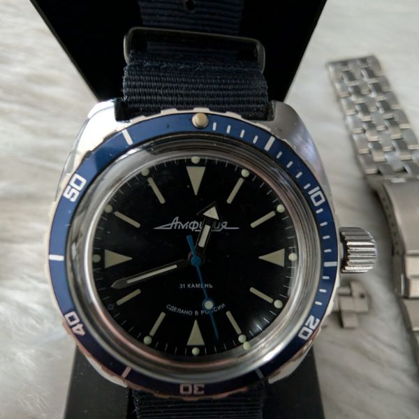 Montre Vostok Amphibia Automatique Vintage - Etanche 200m, Boîtier Acier