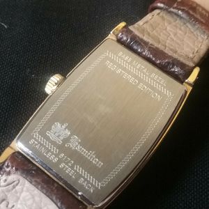 Vintage Hamilton 6172 Watch Registered Edition Gold Tone 15 Jewels