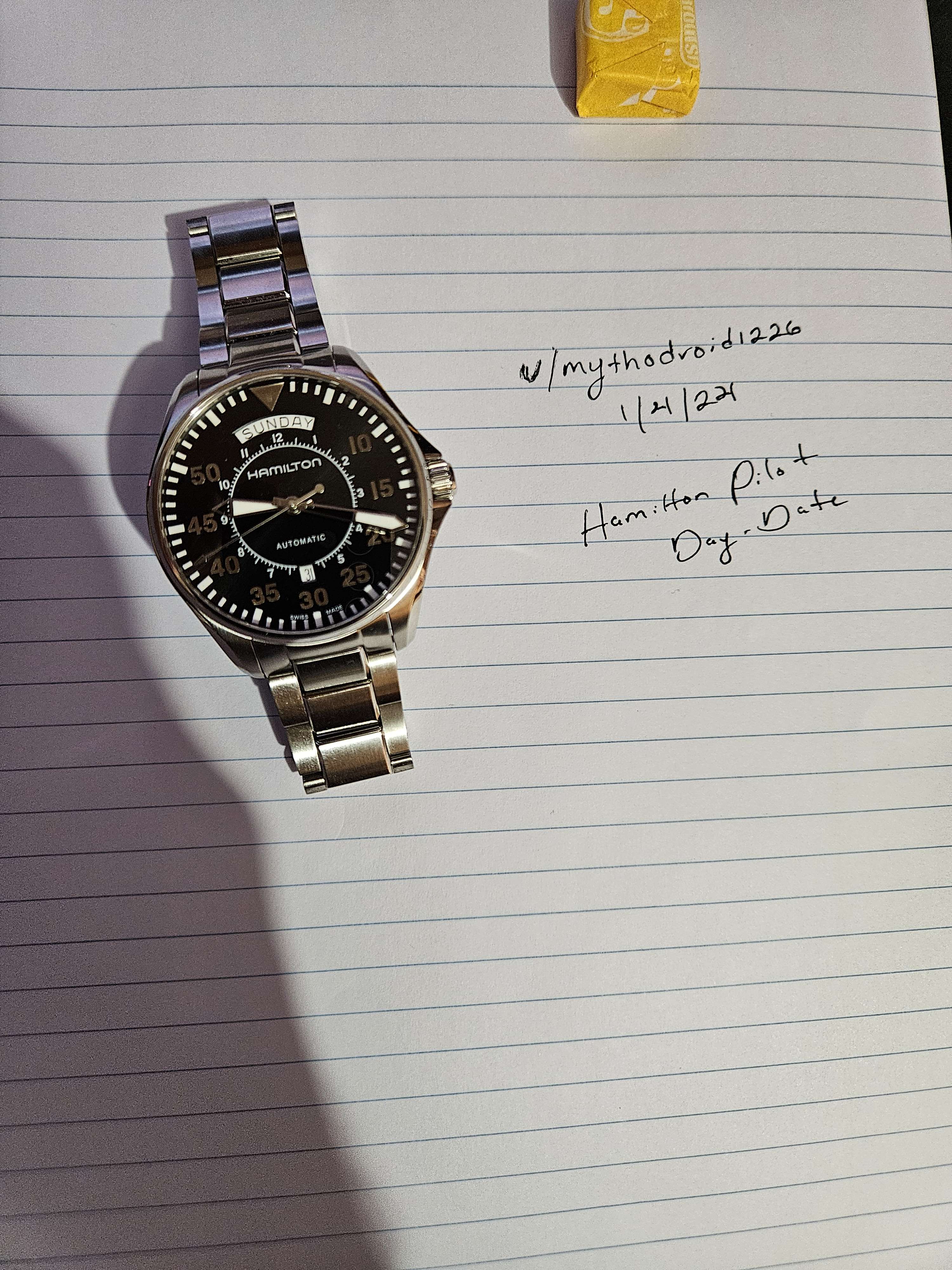 Hamilton sale pilot interstellar