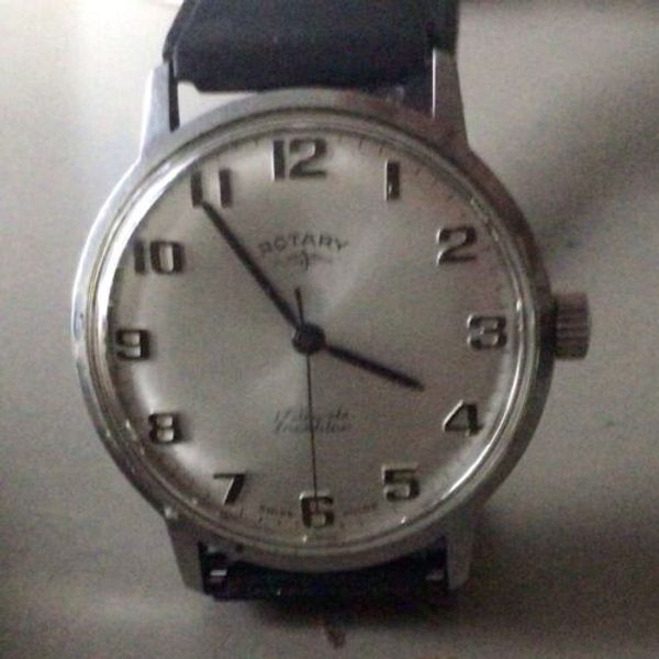 Montre Vintage FESTINA Incabloc à Remontage Manuel Avec Date - Acier Inoxydable