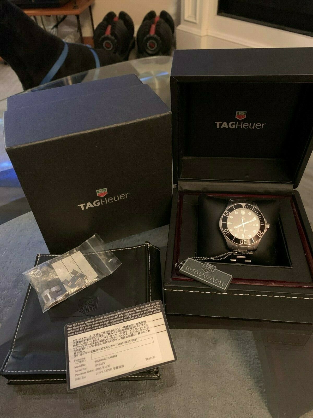 TAG HEUER EDDIE AIKAU WAB2012 LIMITED MODEL SS AUTOMATIC MEN