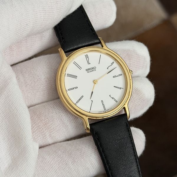 Rare Vintage Seiko Quartz 5E20-8A20 Menâ s Classic Dress Watch JDM ...