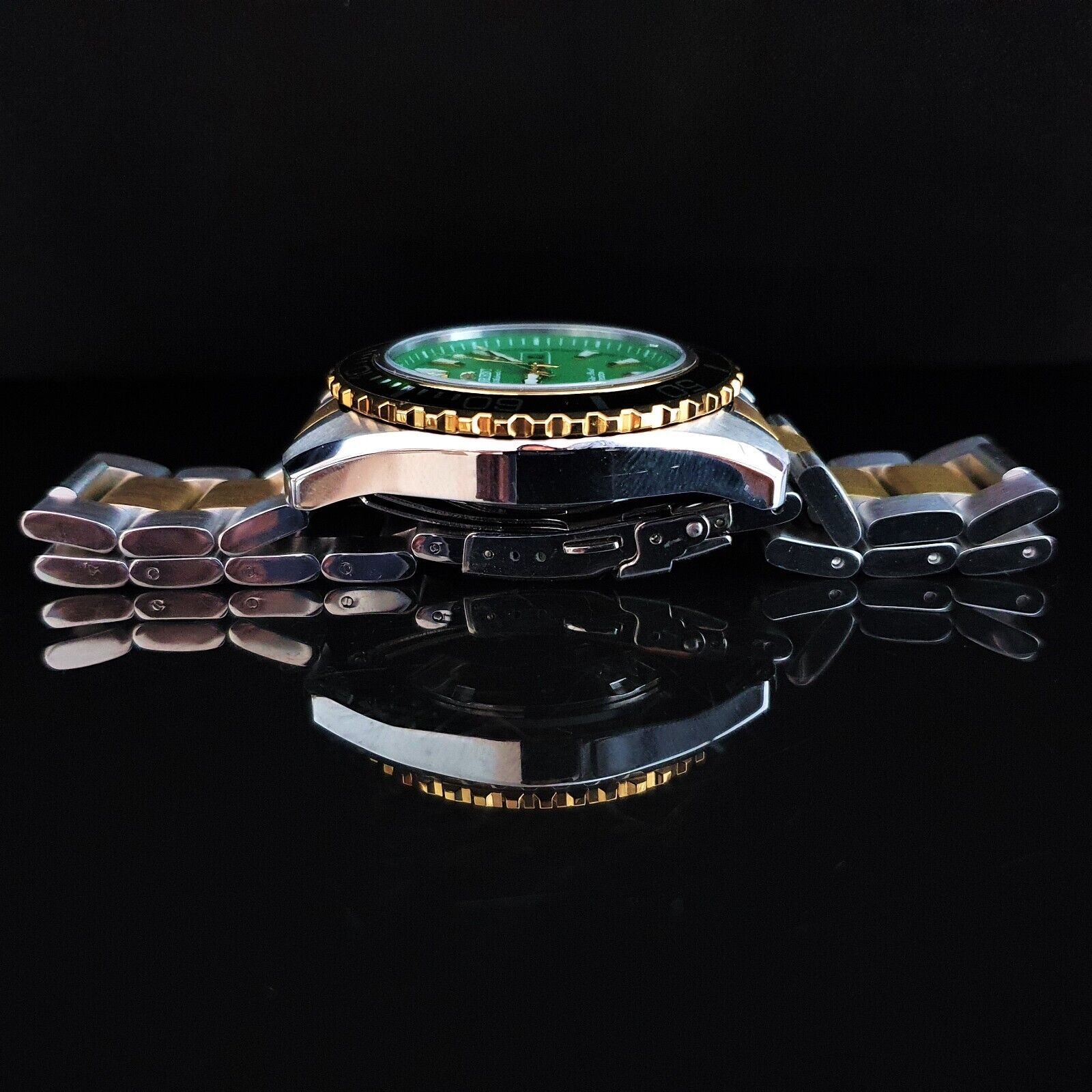Orient MAKO XL Gold Japanese Watch Automatic 46943 Diver Men's