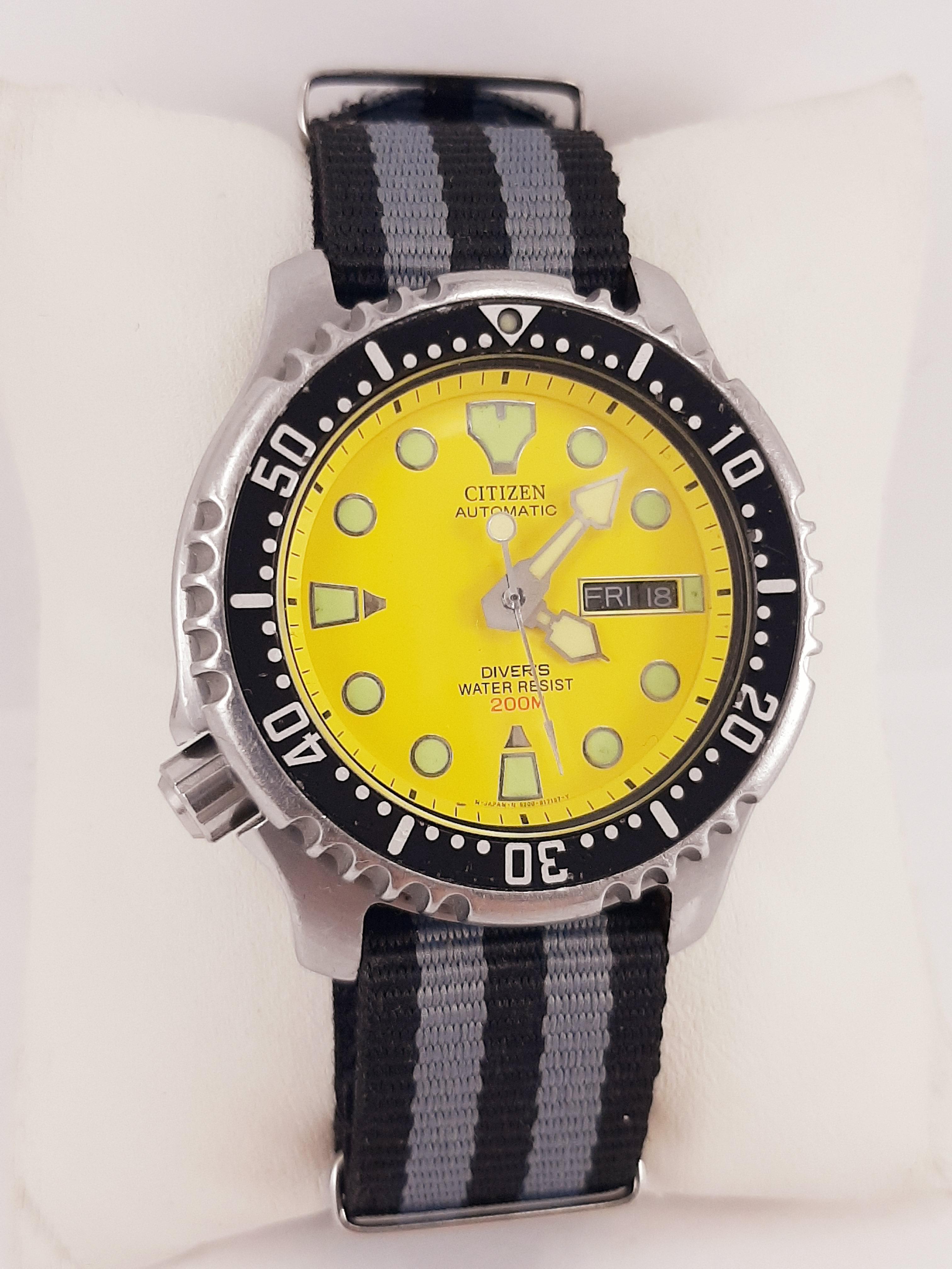 Citizen promaster yellow dial sale