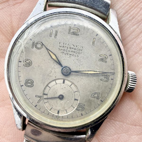 [WTS] Antique WW2 Era Frenca Radium Dial Manual Wind Watch $35 SHIPPED ...