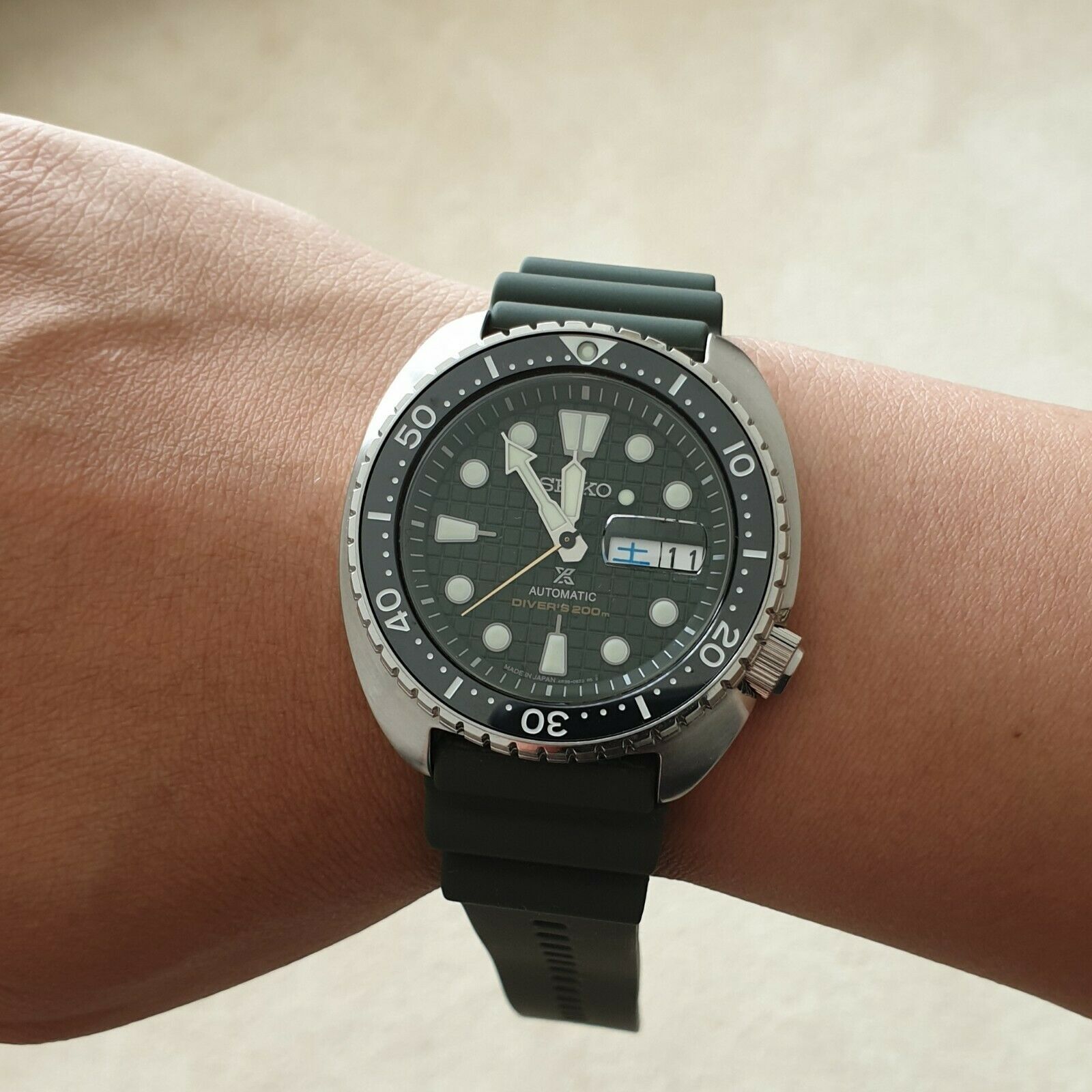 Seiko Prospex King Turtle Green Dial SBDY051 JDM Brand New Unworn |  WatchCharts Marketplace