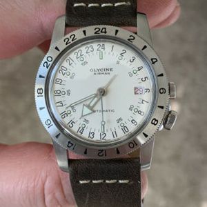 Glycine Airman No.1 Purist - Orologio Da Uomo Con Quadrante 24 Ore, Eleganza E Precisione Svizzera