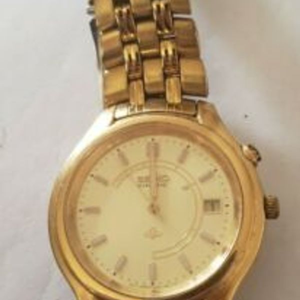 Seiko Gold Tone Watch Doesn't Tick WatchCharts Marketplace