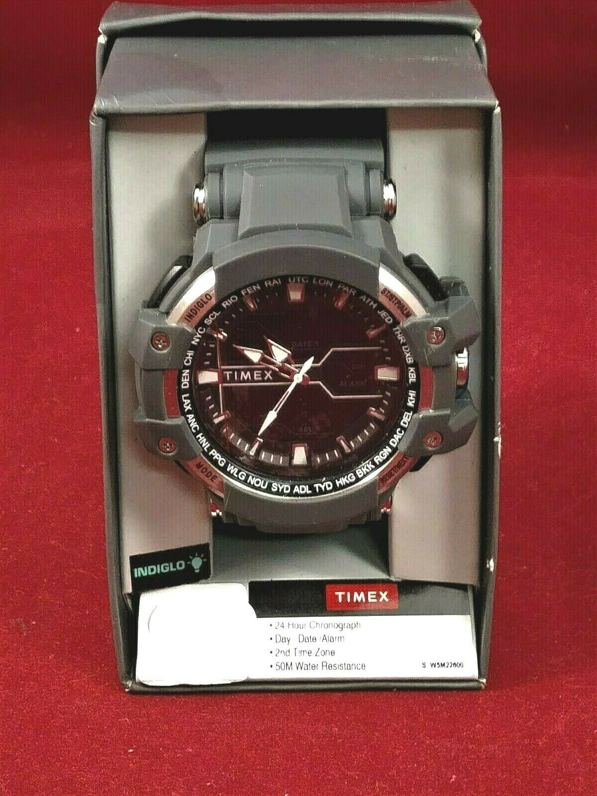 Timex Men s TW5M22600 Tactic Analog Digital Dark Gray Resin Strap