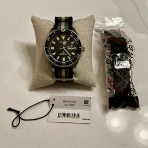 Citizen Automatic Diver Style Watch 8200-S109744 GN-4-S with Box