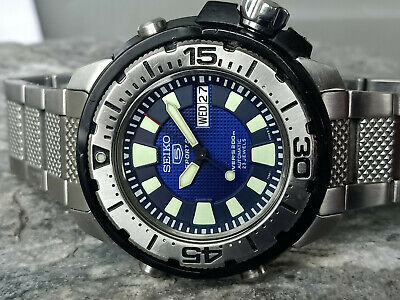 SEIKO 5 SPORTS 7S36-02S0 SKZ245 FRANKEN MONSTER AUTOMATIC SEIKO 5 SPORTS 7S36-02S0 SKZ245 FRANKEN MONSTER AUTOMATIC