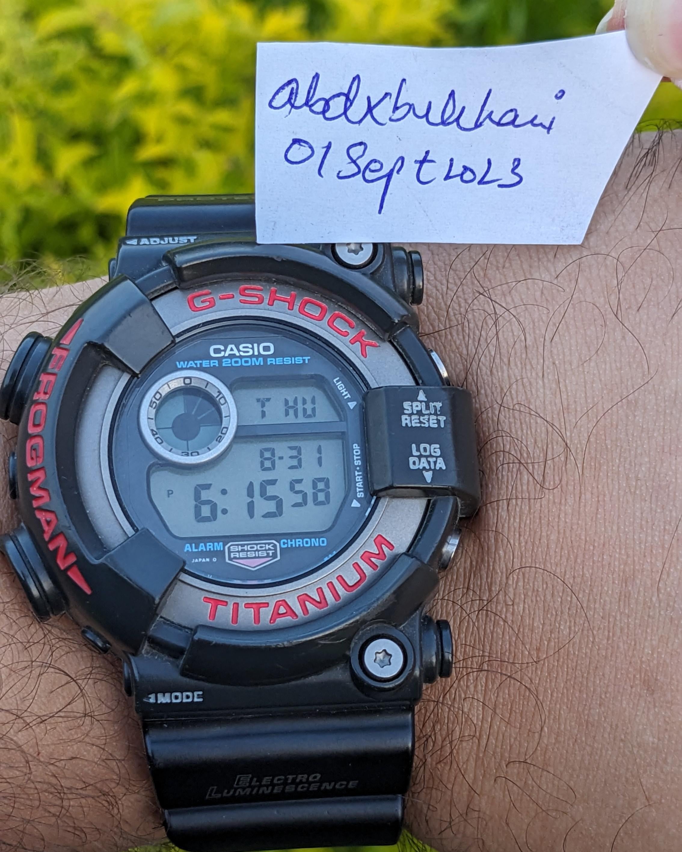 WTS] CLEANEST G-Shock FROGMAN DW-8200 -- 199 USD ONLY yeah you
