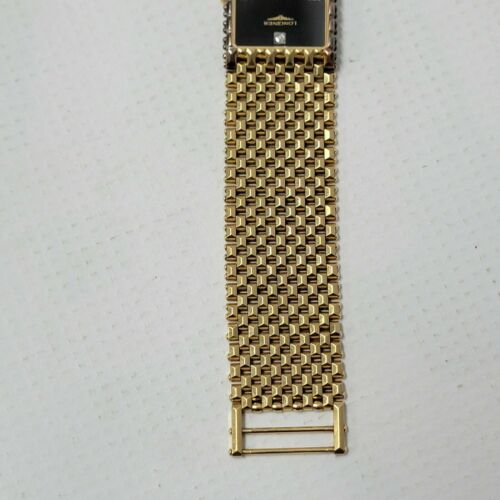 Longines QWR HT1965 Swiss 1500 Gold Rectangular Dress Watch