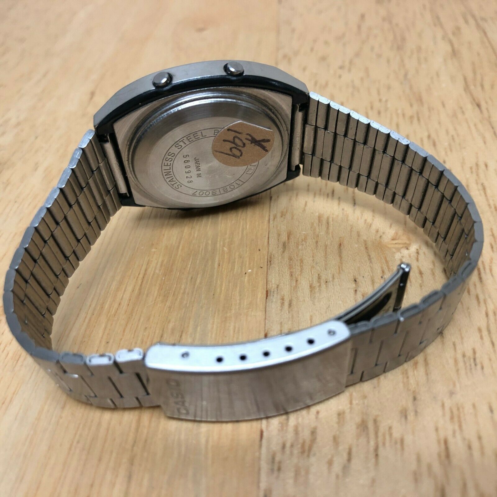 CASIO カシオ クロノグラフ 108 S007 Vintage Casio Japan S007 Mod 108 Men Digital Alarm Chrono Watch