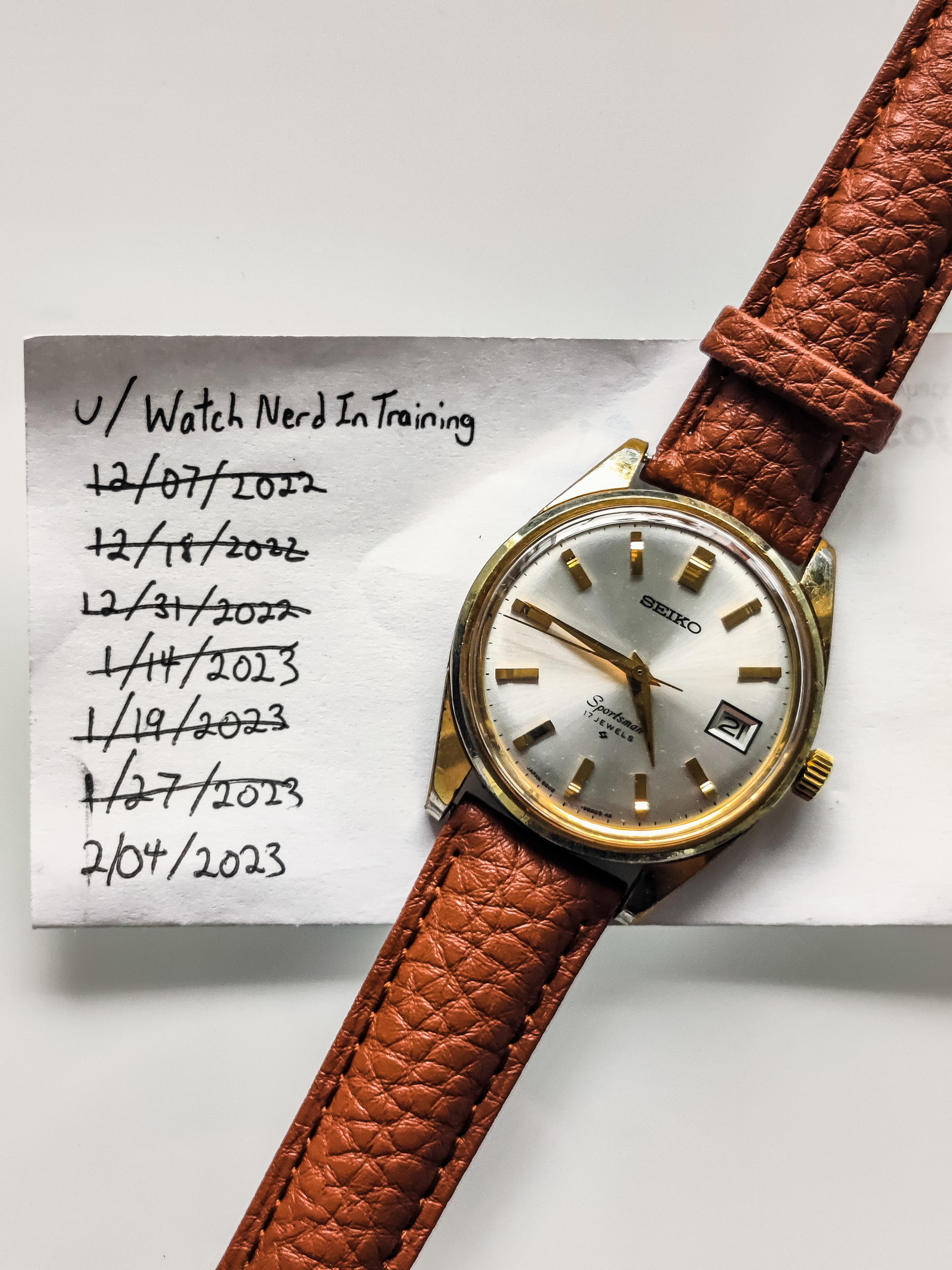 WTS] 1967 Seiko Sportsman Manual (6602-9981) - Serviced | WatchCharts