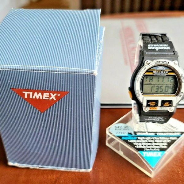 Timex Ironman Triathlon Indiglo 100m Stopwatch Never Worn in Original