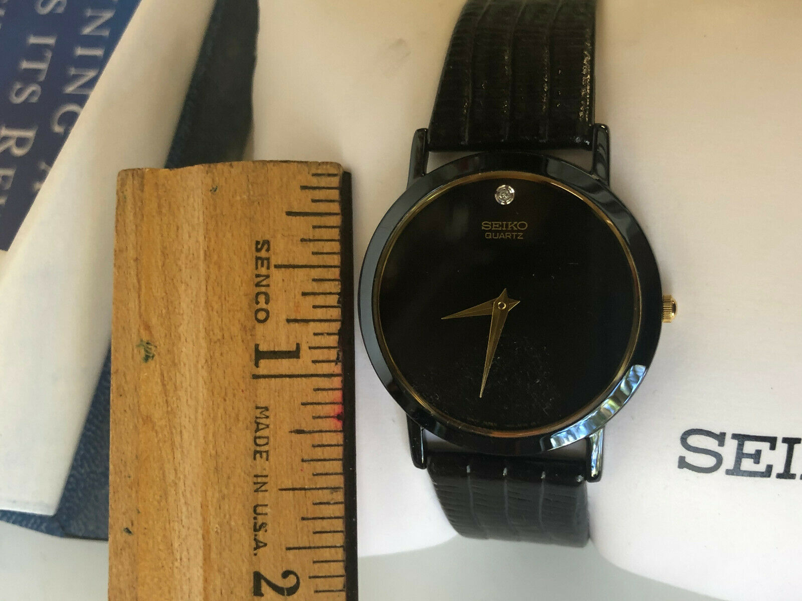SEIKO SFP240 Black Leather Watch Seiko SARX035] on a black leather strap : r/Watches main image 4