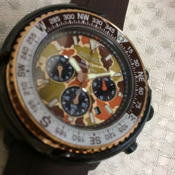Ex+ Seiko PROSPEX Fieldmaster Fox Fire V175-0CA0 SBDL022 500