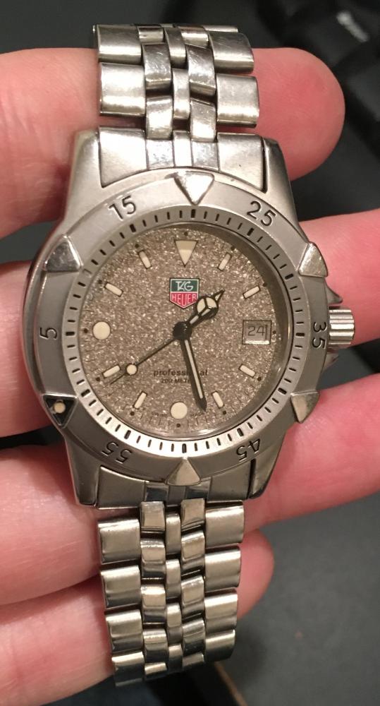 FS Tag Heuer Professional Diver Granite Dial Watch wd1211 k 20