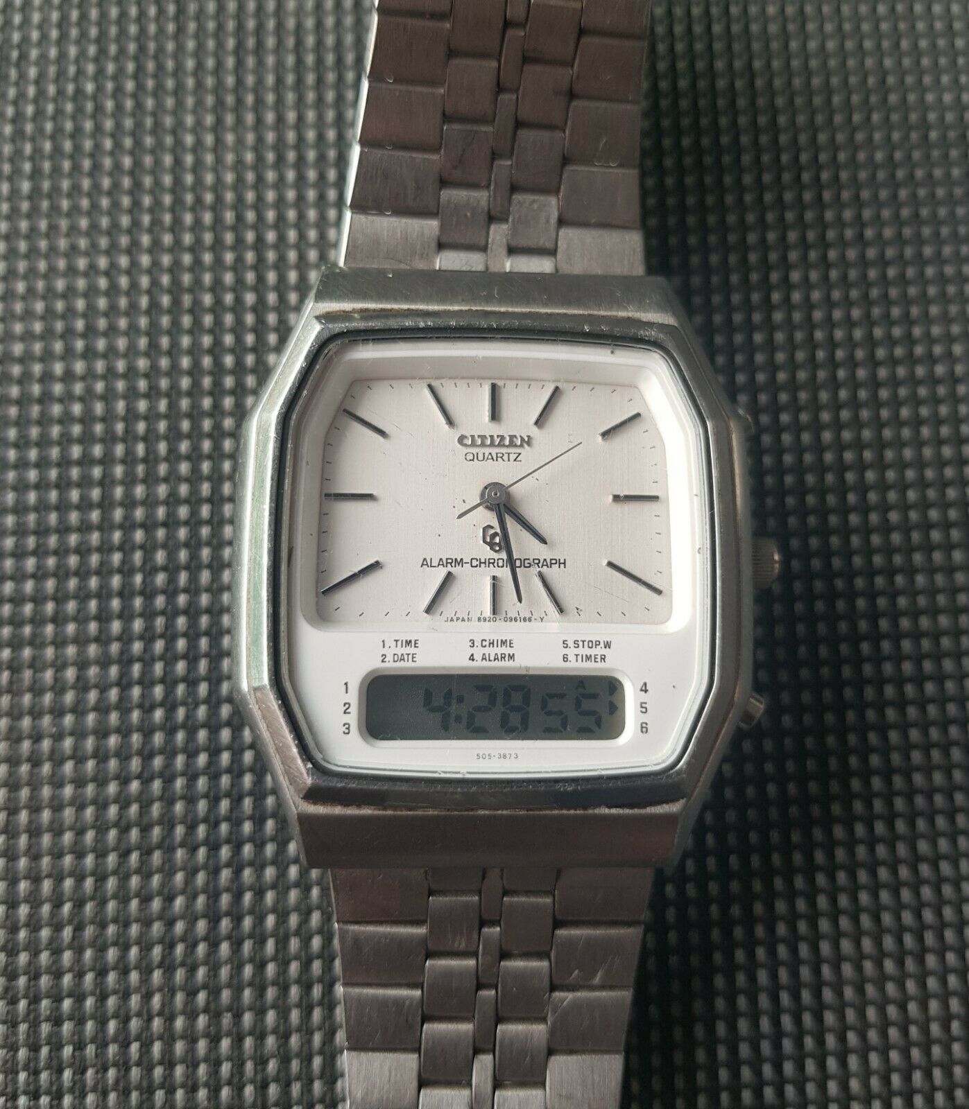 Vintage Citizen Ana Digi Dual Time 41-8196 Japan Digital