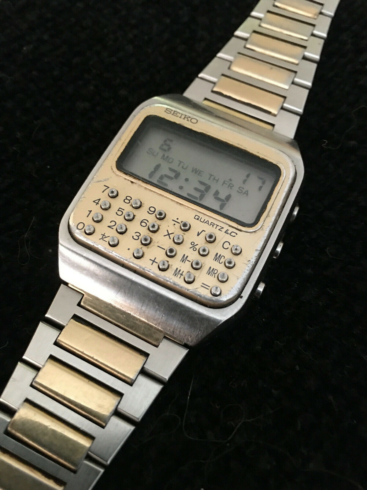Vintage Seiko C153-5007 Calculator Watch Running | WatchCharts