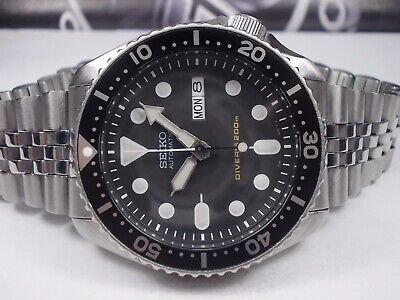 Montre De Plongée Seiko SKX013 Automatique 200m - Cadran Jaune - Occasion Rare