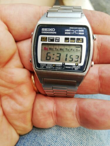 Orologio LCD al quarzo cronografo Seiko A127-5020 | WatchCharts