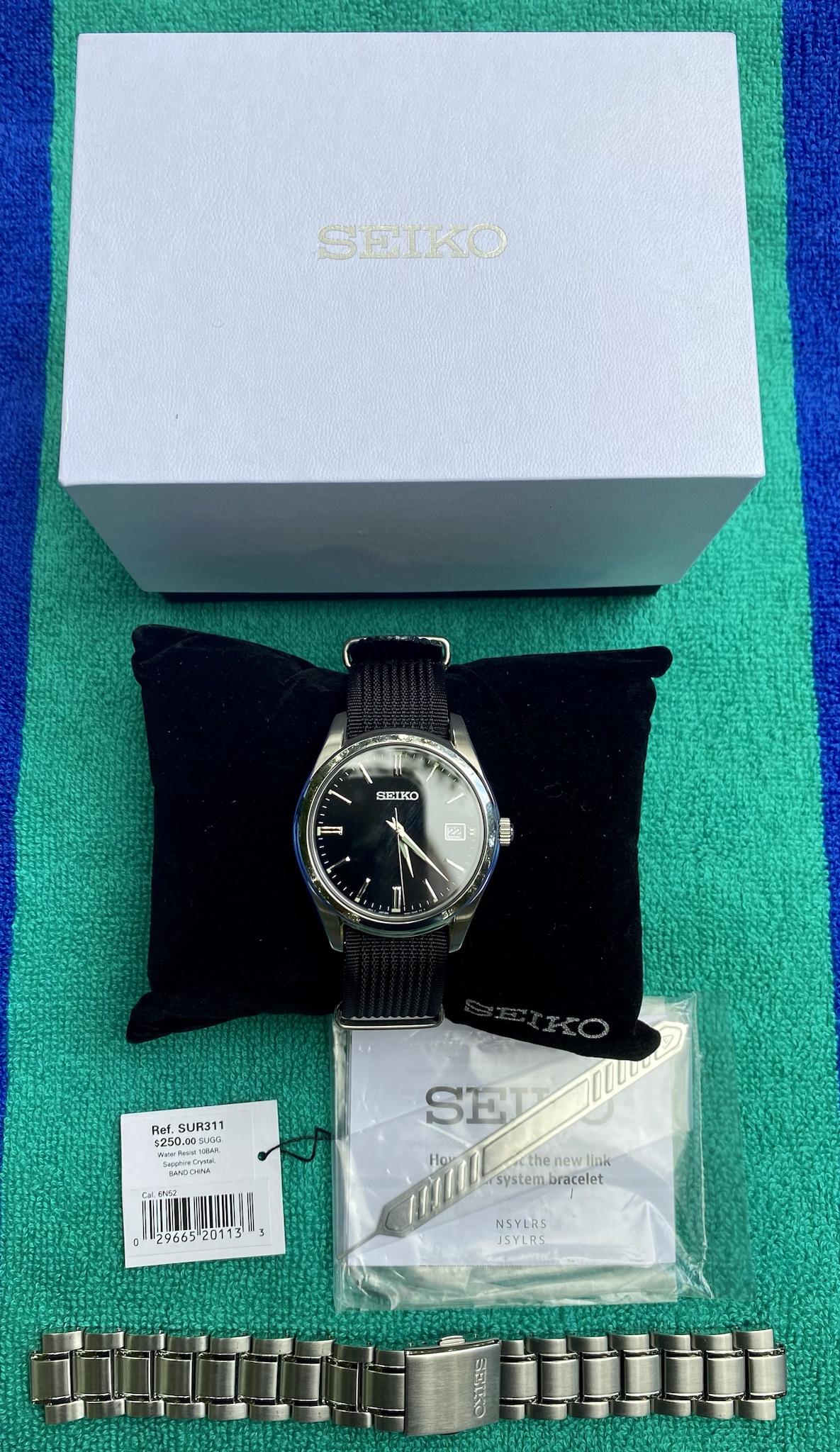 WTS] Seiko SUR311 - Essentials Collection - Black | WatchCharts