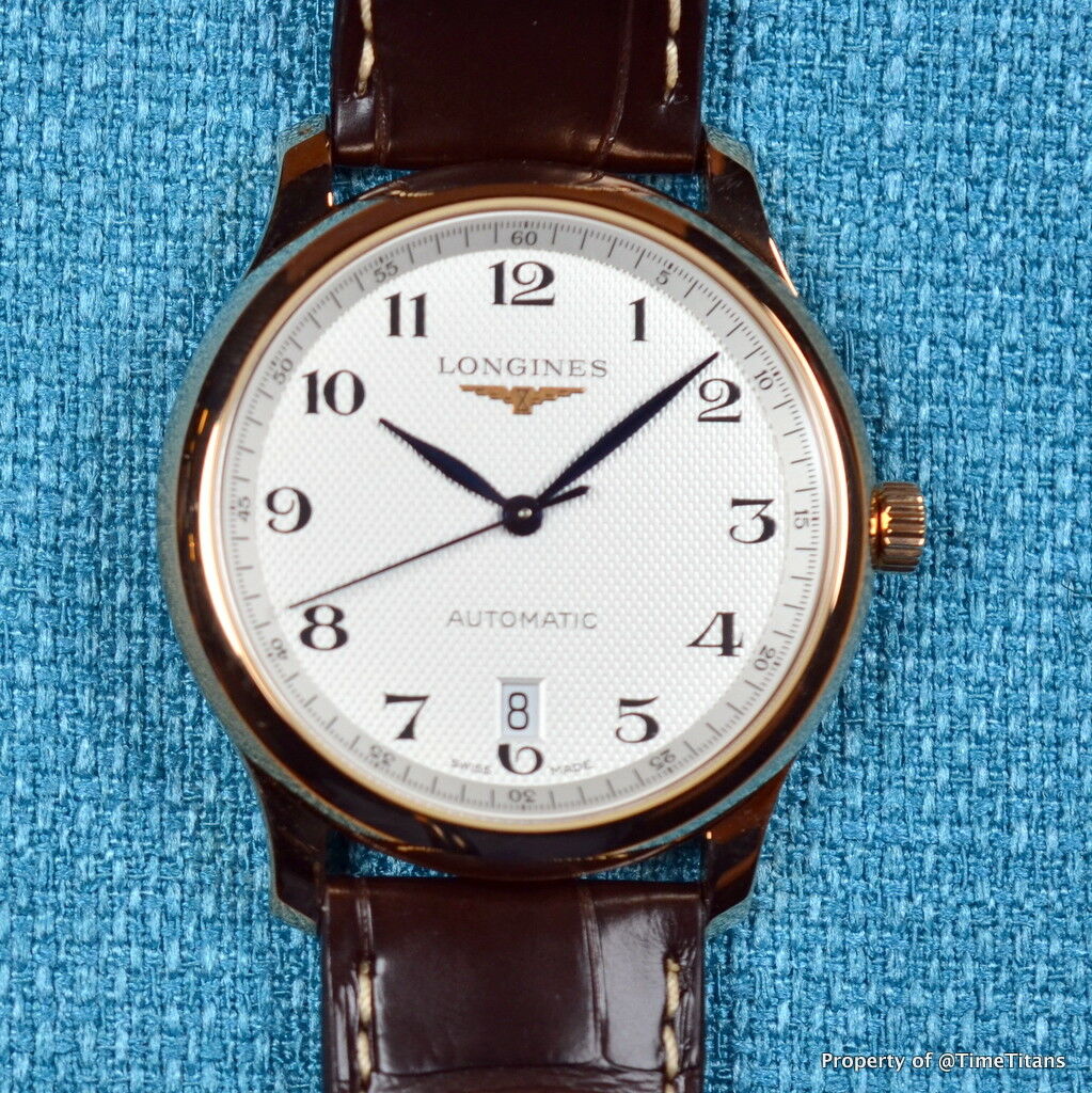 Longines Master Collection Date 38.5 Pink Gold L2.628.8.78