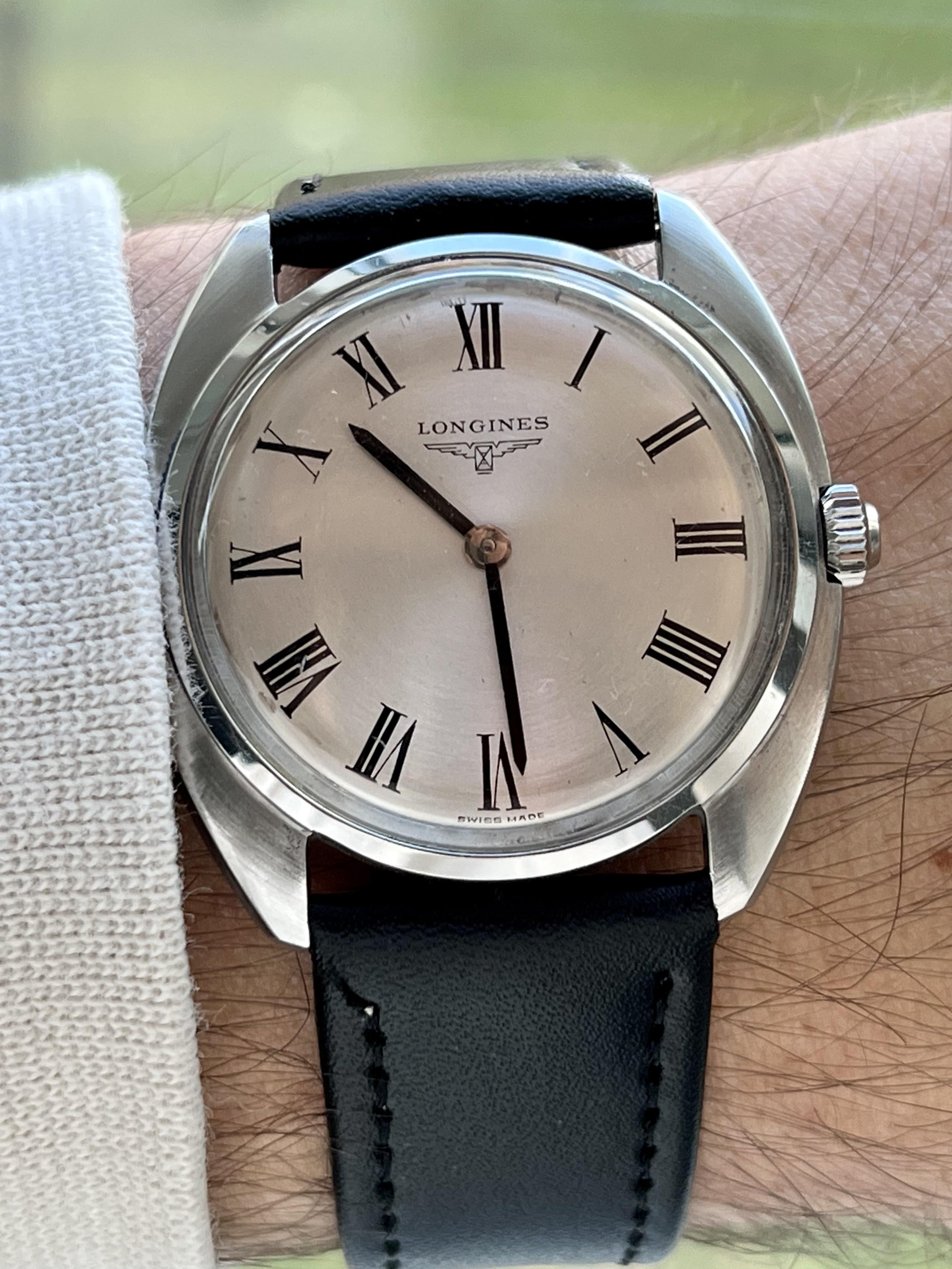 WTS Longines Mechanical Monobloc Cal.428 Roman numerals