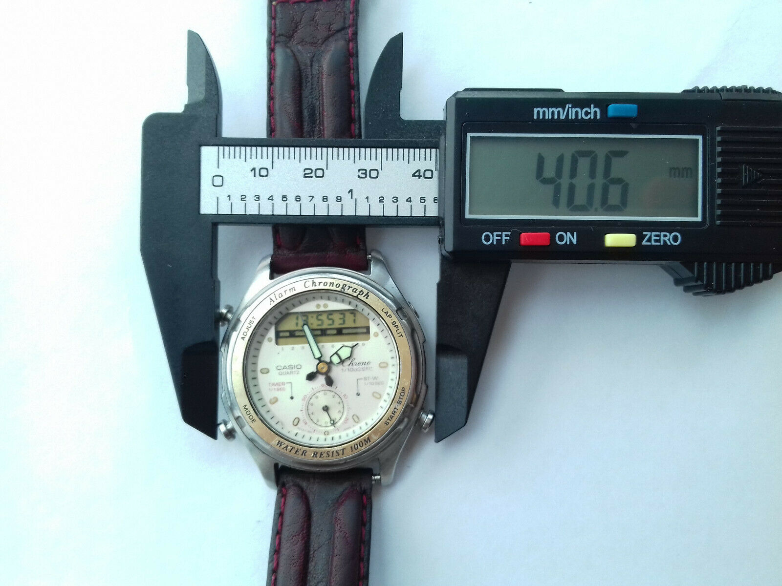 Casio aw-600 module 373 Chrono 1/1000 sec ultra rare collectors 