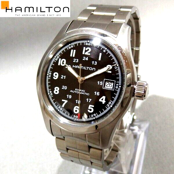 Near Mint Hamilton Khaki H704450 Field Men s Wristwatch Date black From Japan WatchCharts Marketplace