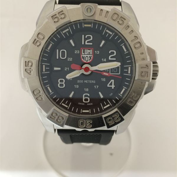 [Used] LUMINOX Luminox / Quartz watch / Analog / Rubber / BLK / 3250