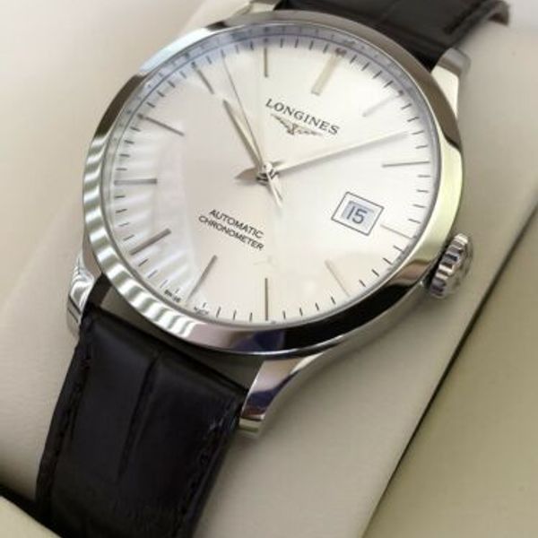 Longines record 38.5 mm hotsell