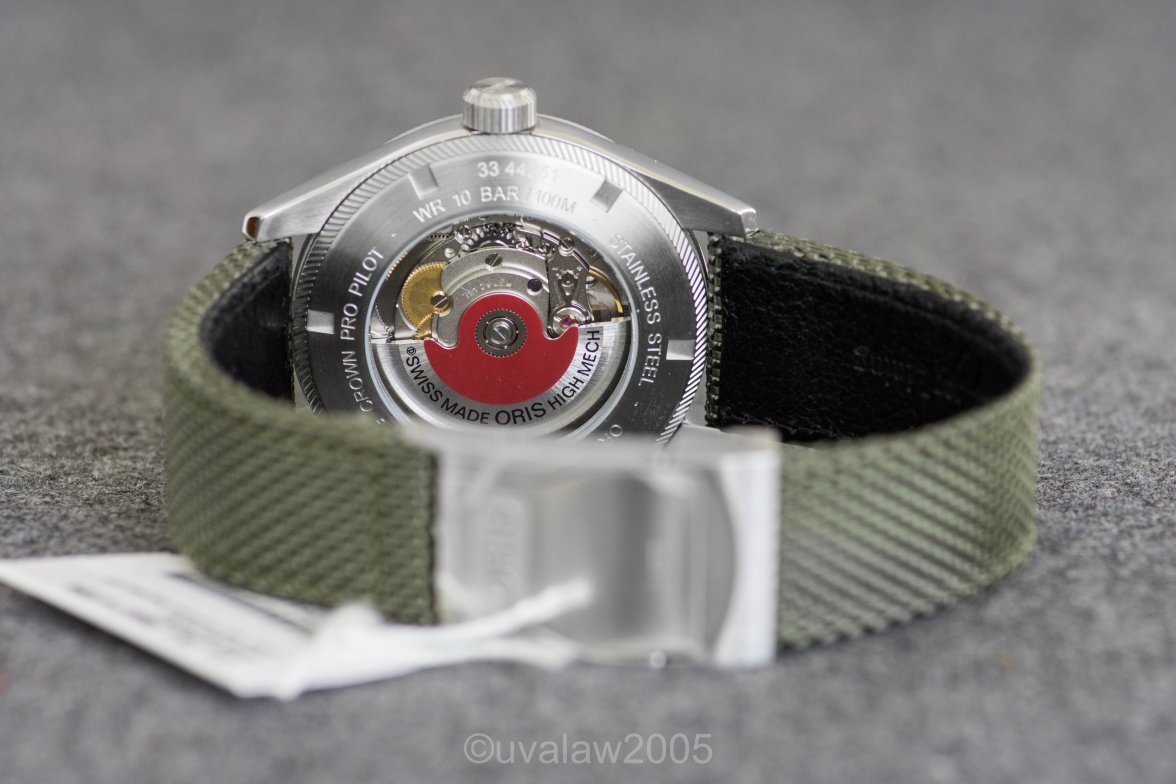 SOLD Oris Big Crown ProPilot Date 41mm Black Dial Green