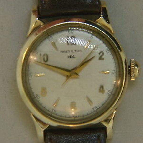 1953 Hamilton Lyndon CLD Watch18 Jewel 74818K NumeralsRareVersion