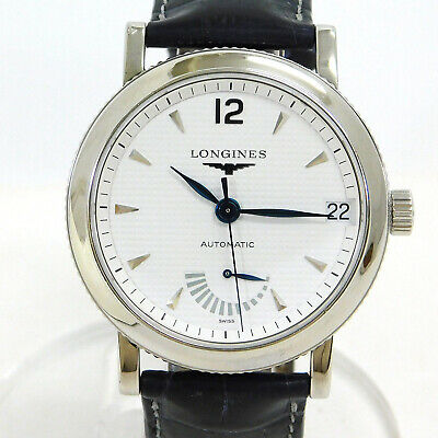 LONGINES Clous de Paris S. Steel Leather L2.703.4.16.2 Automatic