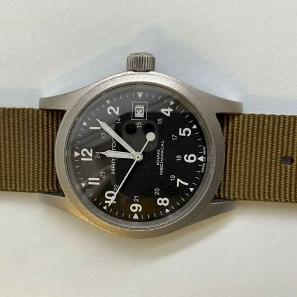 Hamilton Khaki Field Mechanical H694190 38mm Wrist Watch ETA2804-2 ...